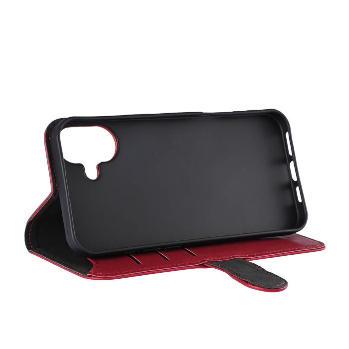 Bild 4, Gear Gear iPhone 16 Plus Fodral MagSeries Läder Deep Red