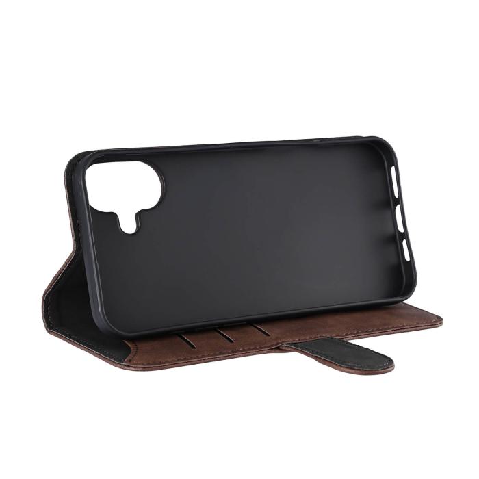 Bild 4, Gear Gear iPhone 16 Plus Fodral MagSeries Läder Brun