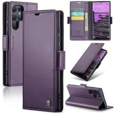 CASEME CASEME Galaxy S25 Ultra Fodral RFID Slim L&auml;der Lila