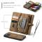 CASEME CASEME iPhone 13 Pro Max Fodral/Skal Magnet 2in1 Multifunktionell Brun