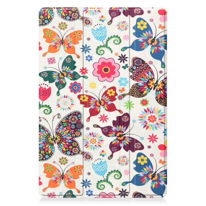 Bild 3,  Samsung Galaxy Tab A8 10.5 (2021) Fodral Tri-Fold Fjärilar