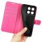  Xiaomi 14T Fodral Litchi Läder Rosa
