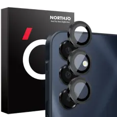 NORTHJO NORTHJO Samsung Galaxy A16 Linsskydd H&auml;rdat Glas Svart