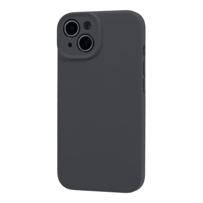 Bild 3,  iPhone 15 Plus Skal Liquid Silikon Mörk Grå