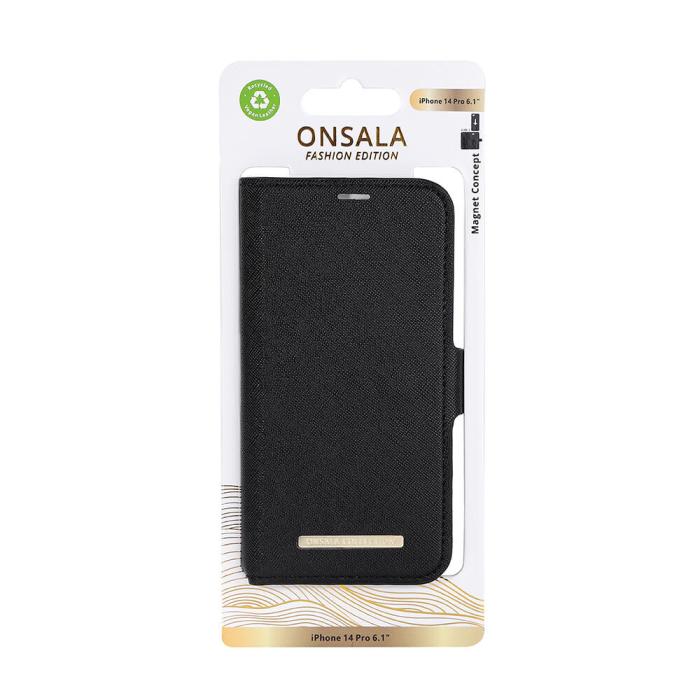 Bild 2, Onsala ONSALA iPhone 14 Pro Fodral ECO Midnight Black