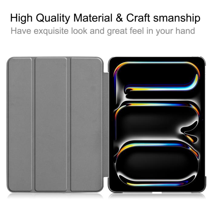 Bild 2,  iPad Pro 11 2025/2024 Fodral Tri-Fold Svart