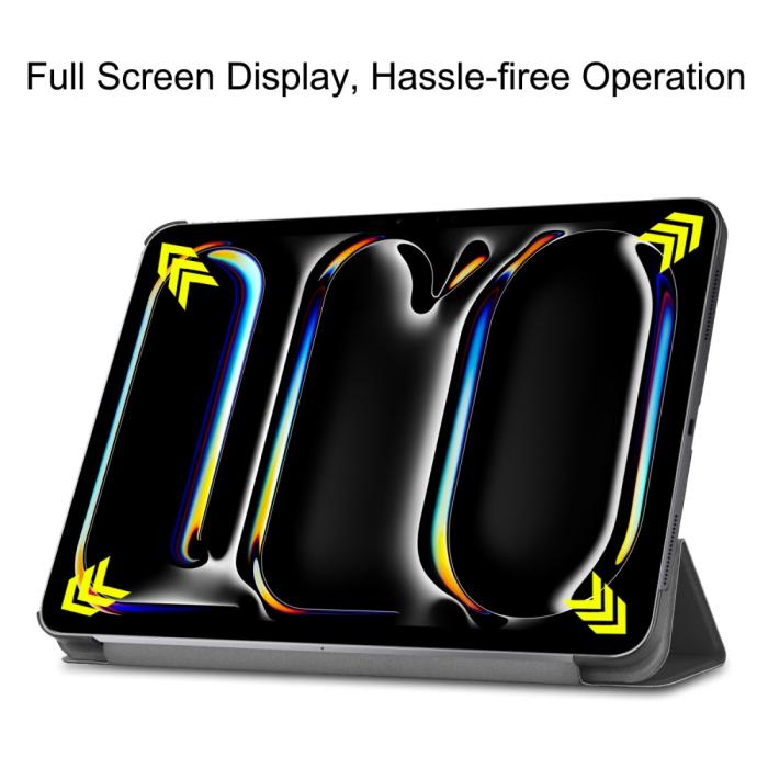 Bild 3,  iPad Pro 11 2025/2024 Fodral Tri-Fold Svart