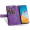  Samsung Galaxy S22 Plus Fodral Multifunktionell Läder Lila