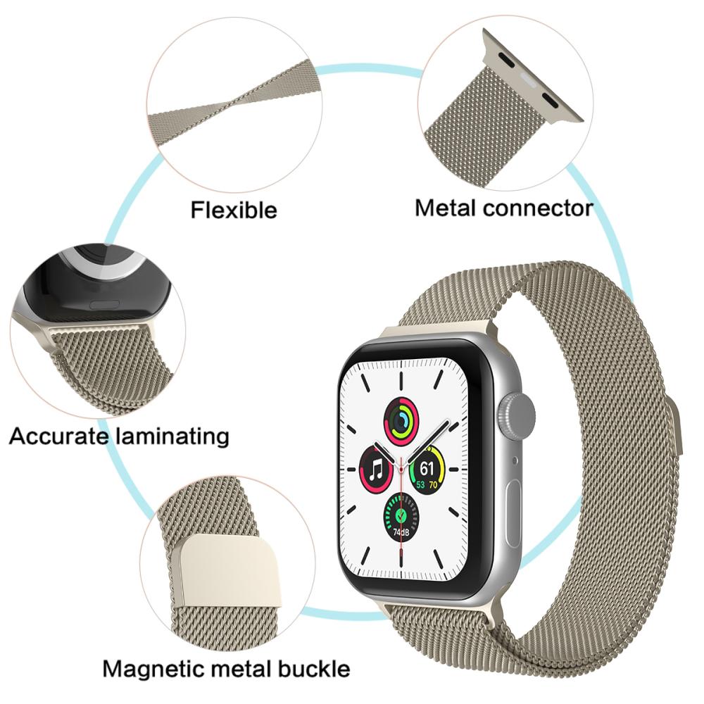 ColorPop ColorPop Milanese Loop Metall Armband Apple Watch 42/44/45/46/49 mm