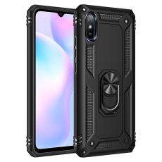  Xiaomi Redmi 9A - Armor Ring Skal - Svart