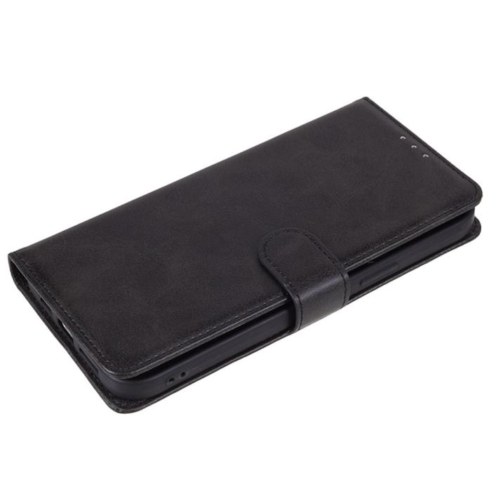 Bild 4,  Motorola Moto G55 5G Plånboksfodral Läder Svart