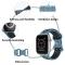 ColorPop Sportarmband Dual-Color Apple Watch 42/44/45/46/49 mm (S/M) Blå/Svart