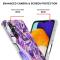  Samsung Galaxy A14 4G/5G Skal Marmor Mörk Lila