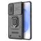  Samsung Galaxy S25 Edge Skal CamShield Ring Hybrid Svart