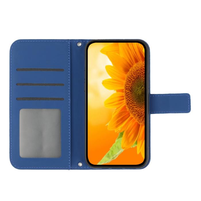 Bild 2,  Xiaomi 17T Pro Fodral Läder Solros Blå