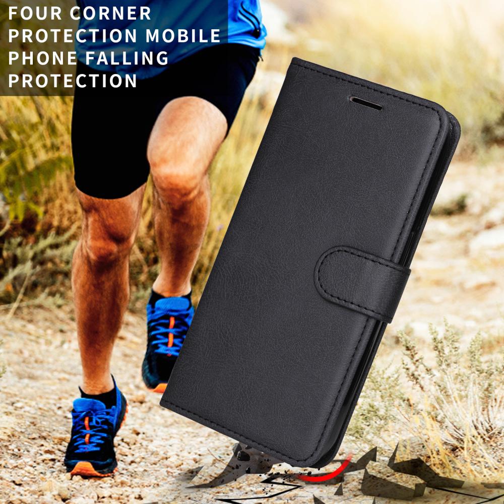  Motorola Moto G86 Power / G86 5G Fodral Läder Svart