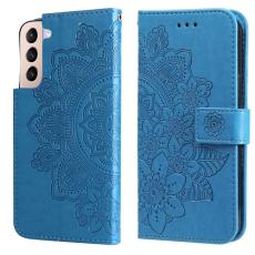  Samsung Galaxy S22 Fodral Mandala Blomma Bl&aring;