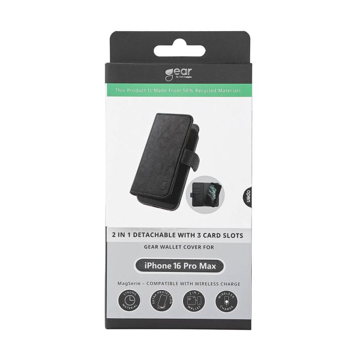 Bild 5, Gear Gear iPhone 16 Pro Max 2in1 MagSafe Magnet Fodral / Skal Svart