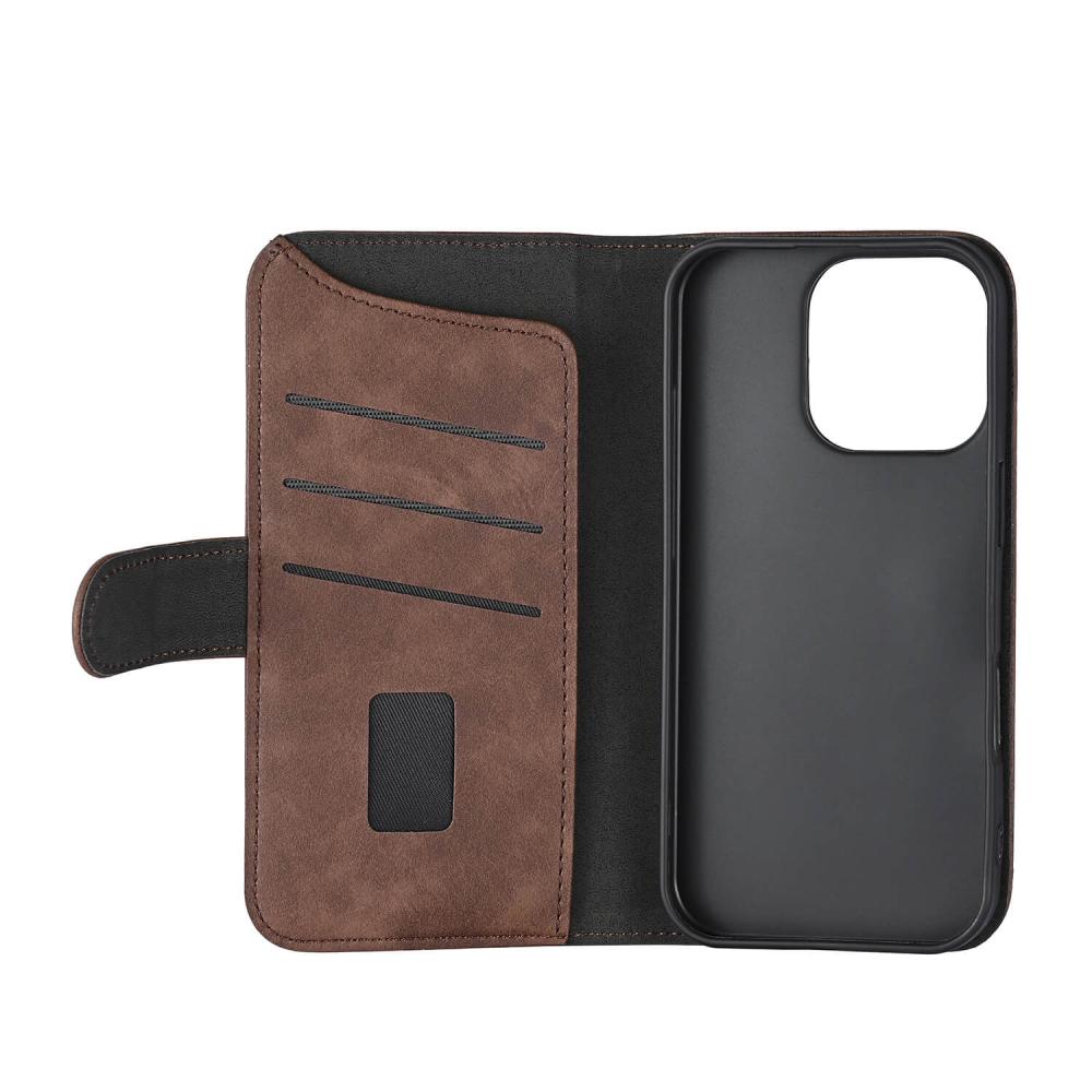 Gear Gear iPhone 16 Pro Fodral MagSeries Läder Brun