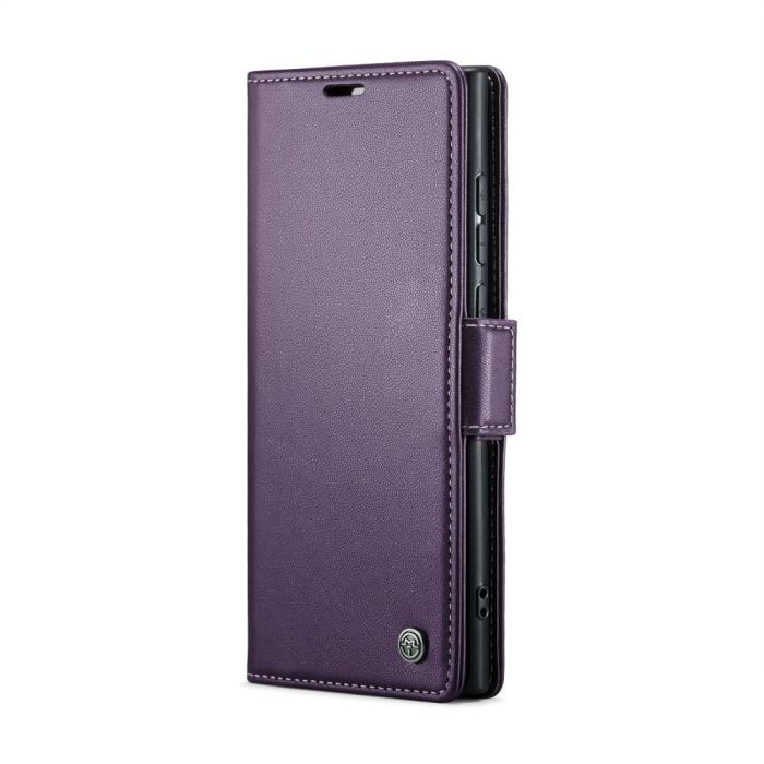 Bild 2, CASEME CASEME Galaxy S25 Ultra Fodral RFID Slim Läder Lila
