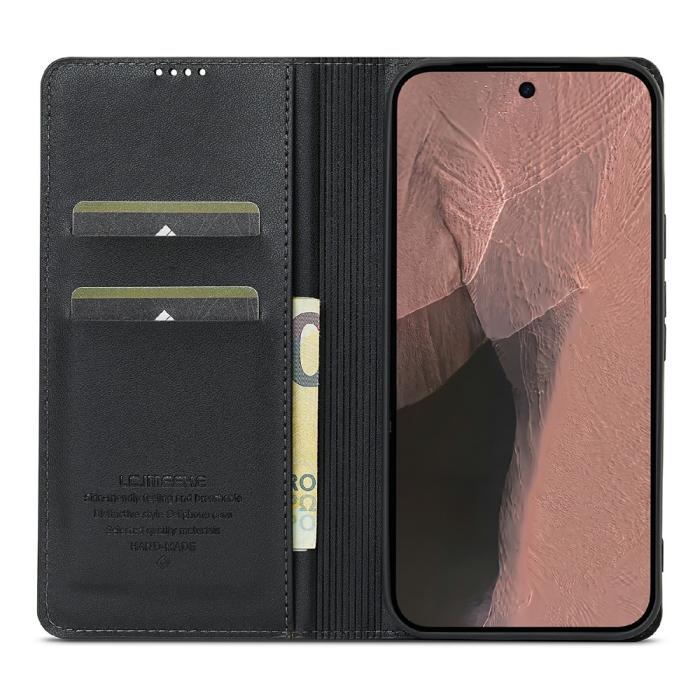 Bild 2, LC.IMEEKE LC.IMEEKE Google Pixel 11 Pro XL Fodral Flip Läder Svart