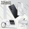  Samsung Galaxy S25 Ultra Skal MagSafe Kickstand Hybrid Vit