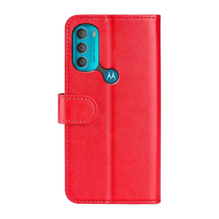 Bild 3,  Motorola Moto G71 Fodral Crazy Horse Röd