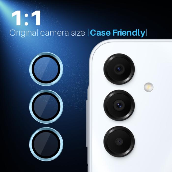 Bild 5, NORTHJO NORTHJO Samsung Galaxy A16 Linsskydd Härdat Glas Blå