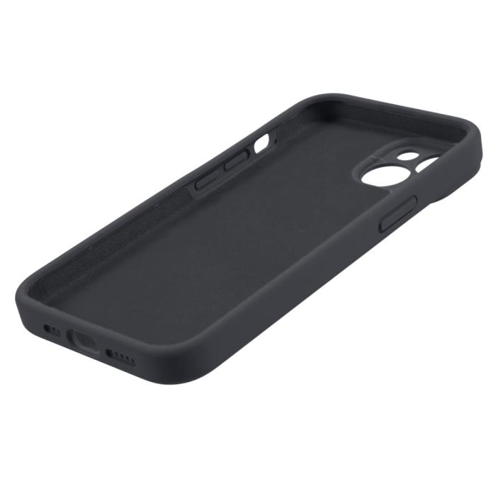 Bild 6,  iPhone 15 Plus Skal Liquid Silikon Mörk Grå