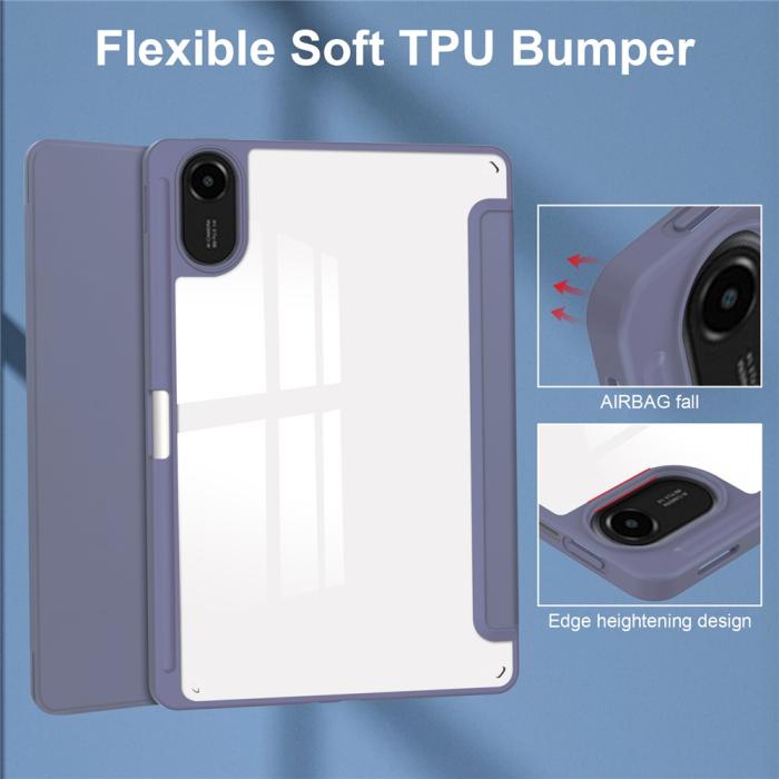 Bild 5,  Xiaomi Redmi Pad 2 Fodral Tri-Fold Hybrid Lila
