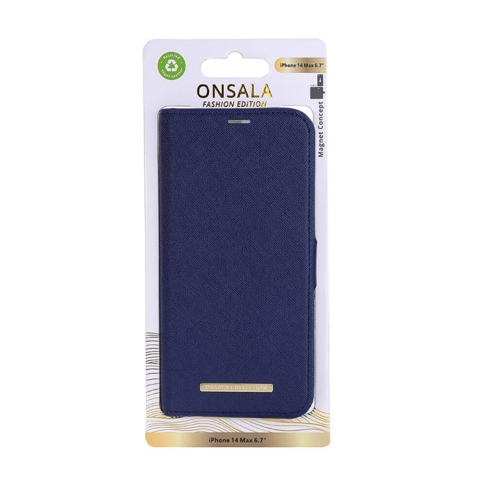 Bild 2, Onsala ONSALA iPhone 14 Plus Fodral ECO Navy Blue