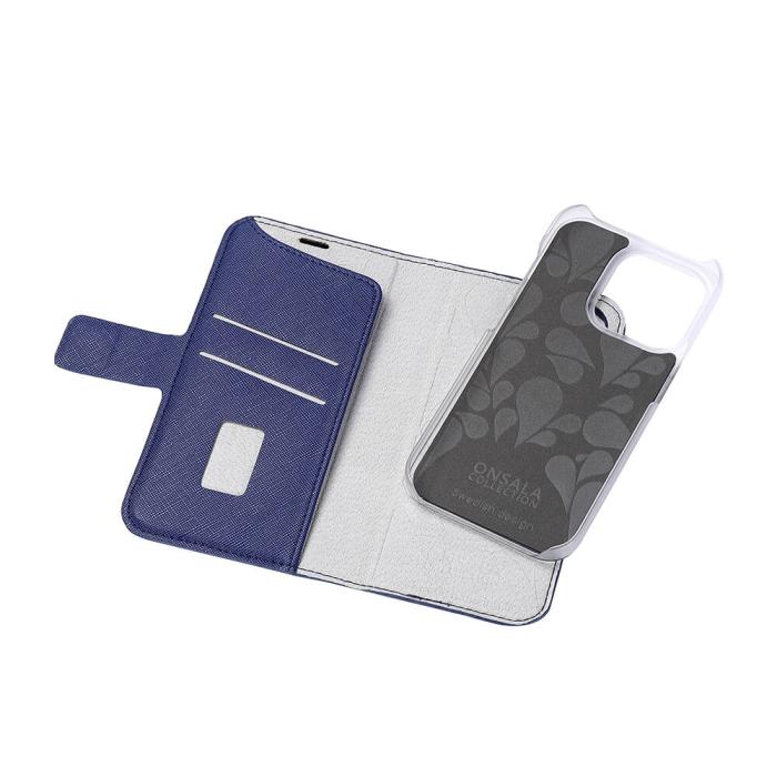 Bild 4, Onsala ONSALA iPhone 14 Pro Fodral ECO Navy Blue