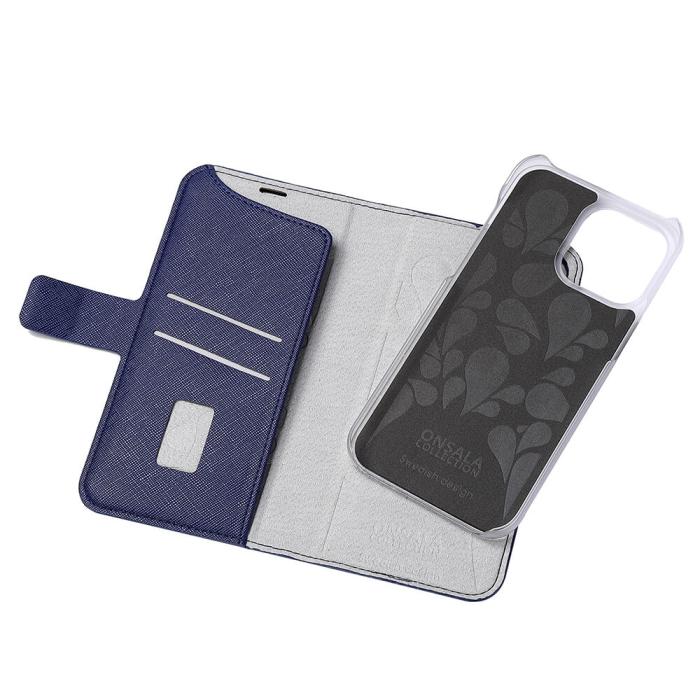 Bild 4, Onsala ONSALA iPhone 14 Pro Max Fodral ECO Navy Blue