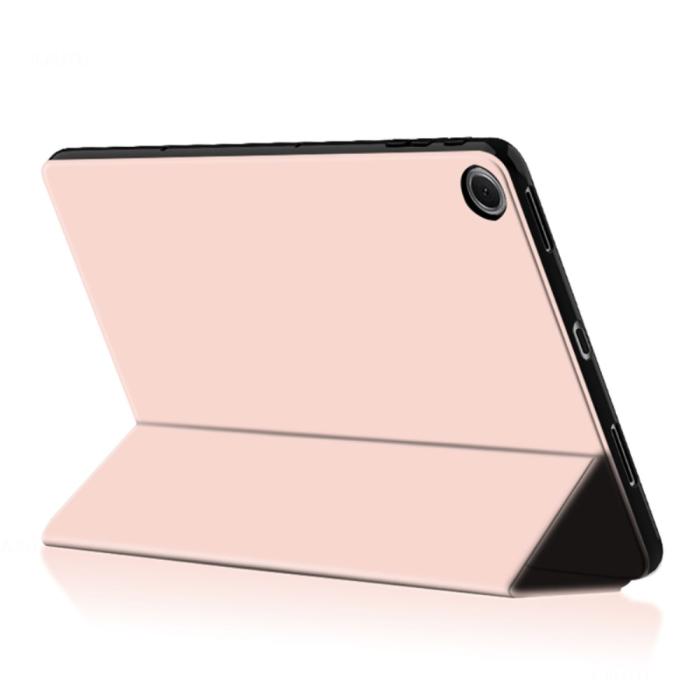Bild 4,  Google Pixel Tablet Fodral Tri-Fold Läder Ljus Rosa