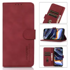KHAZNEH KHAZNEH iPhone 15 Pro Max Fodral Matt L&auml;der R&ouml;d