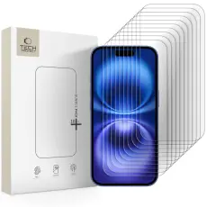 Tech-Protect Tech-Protect iPhone 16/15/15 Pro 10-PACK Sk&auml;rmskydd H&auml;rdat Glas
