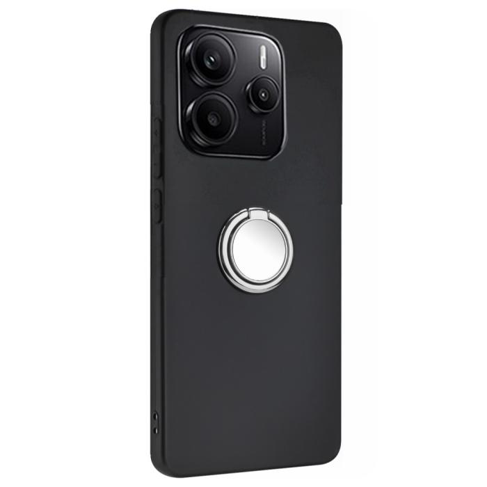Bild 2,  Xiaomi Redmi Note 14 4G Skal Ring Svart / Silver