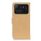 KHAZNEH Xiaomi Mi 11 Ultra - KHAZNEH Split Läder Fodral - Beige