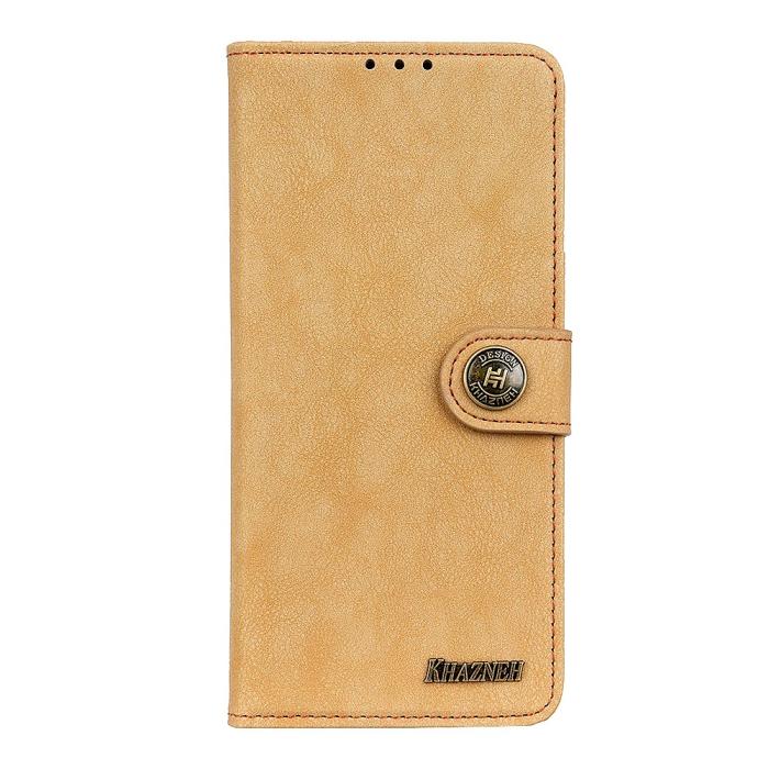Bild 2, KHAZNEH Xiaomi Mi 11 Ultra - KHAZNEH Split Läder Fodral - Beige
