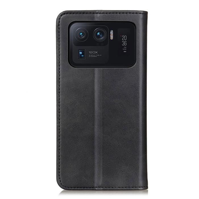 Bild 3,  Xiaomi Mi 11 Ultra - Split Läder Flip Fodral - Svart