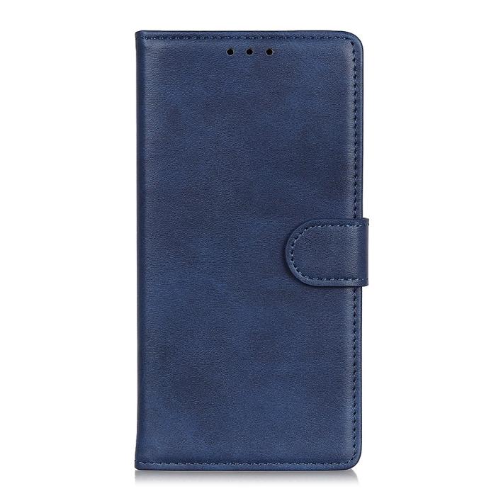 Bild 2,  Xiaomi Mi 11 Ultra - Solid Läder Fodral - Blå