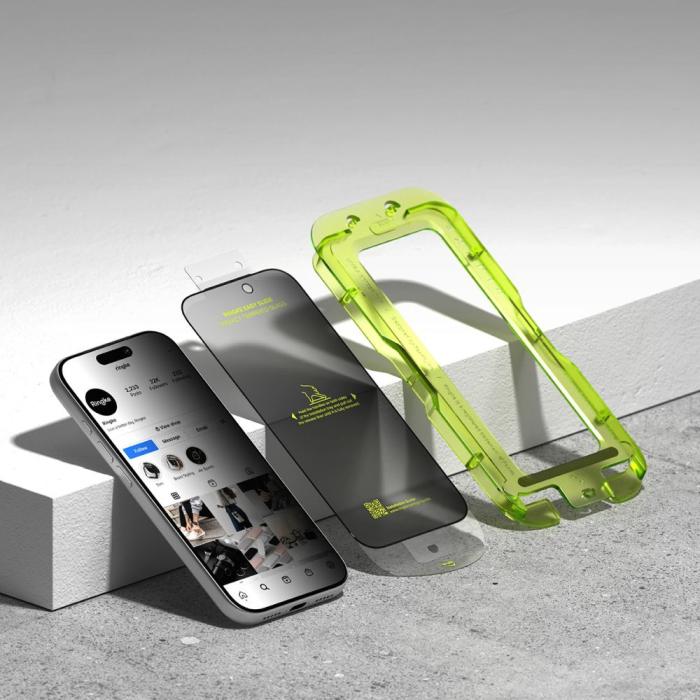 Bild 4, Ringke Ringke iPhone 17 Pro 2-PACK Easy Slide Skärmskydd Härdat Glas