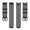 Fitbit Charge 6 / 5 Armband Silikon Ihåligt Svart