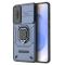  Samsung Galaxy S25 Edge Skal CamShield Ring Hybrid Blå