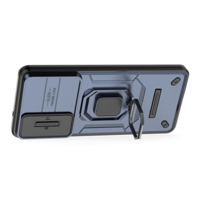 Bild 2,  Samsung Galaxy S25 Edge Skal CamShield Ring Hybrid Blå