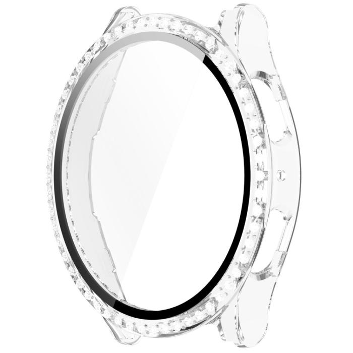 Bild 2,  Galaxy Watch 7 40 mm Skal Med Skärmskydd Strass Transparent