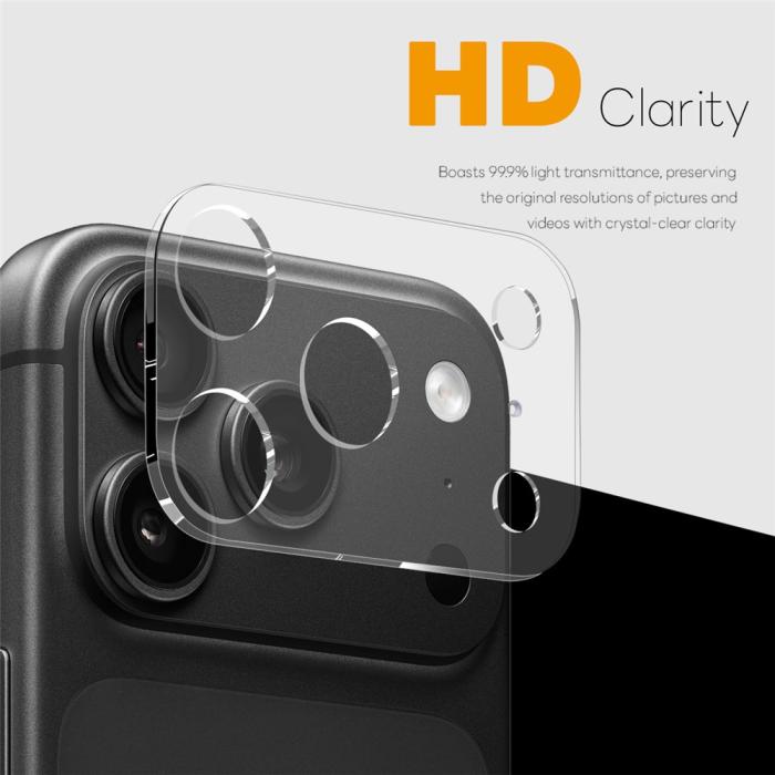 Bild 2, NORTHJO NORTHJO iPhone 18 Pro Max 2-PACK Linsskydd Härdat Glas