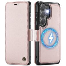 CASEME CASEME Samsung Galaxy S26 Ultra Skal RFID Pl&aring;nbok Ros&eacute;guld