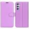  Samsung Galaxy A54 5G Fodral Litchi Läder Lila