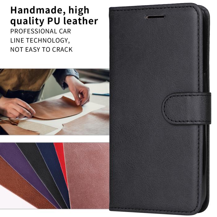 Bild 6,  Motorola Moto G86 Power / G86 5G Fodral Läder Svart